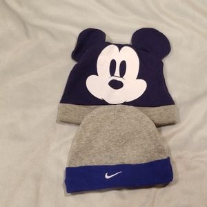 Mikey mouse and nike hat